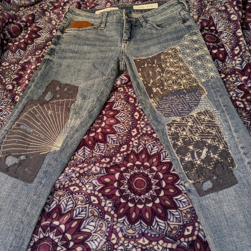 Pilcro and the Letterpress hobo style jeans